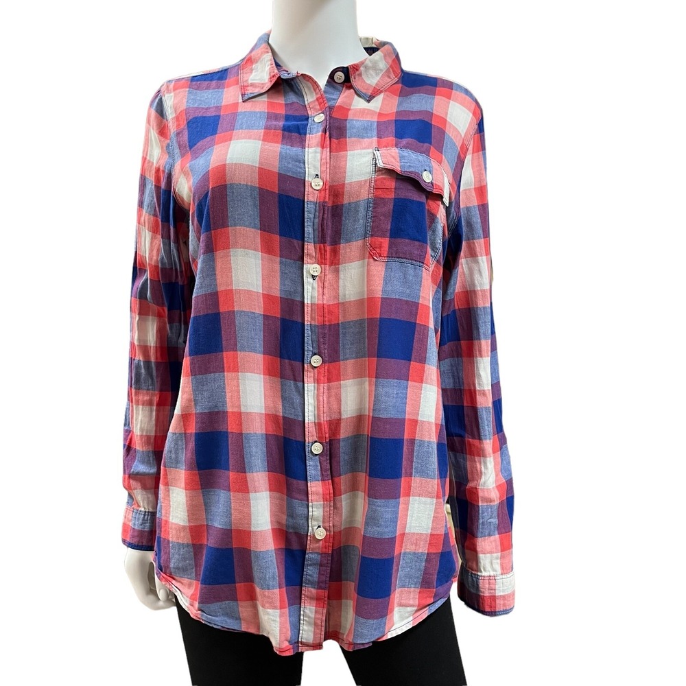 Forever 21 Plaid Shirt Ranch Western Streetwear Indie Grunge Soft Cowgirl L